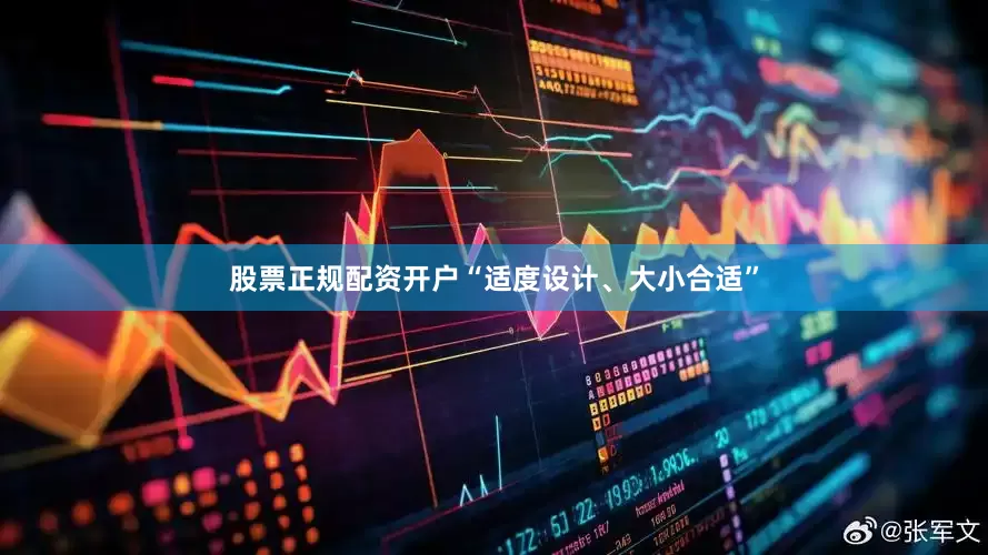 股票正规配资开户“适度设计、大小合适”